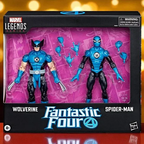 Фигурка Wolverine and Spider-Man — Hasbro Fantastic Four Marvel Legends 2-Pack