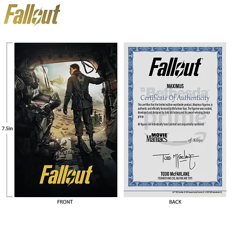 Фигурка Fallout Maximus — McFarlane Toys Movie Maniacs Posed Figure