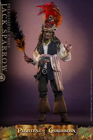Фигурка Jack Sparrow Pelegostos Chief — Hot Toys DX38 Pirates Of The Caribbean 1/6