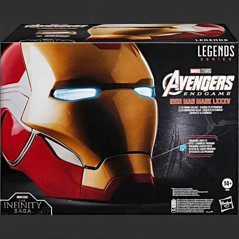 Шлем Железного Человека — Hasbro Marvel Legends Electronic Helmet Iron Man Mark 85