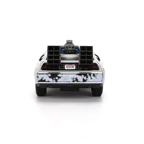 Модель ДеЛориан — Back to the Future 40th Anniversary Delorean Frost Effect 1/32 Die-cast Model Van Box Limited Edition