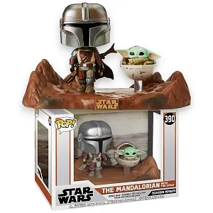 Фигурка Малыш Йода Грогу — Funko Mandalorian and Child Pop! Moment