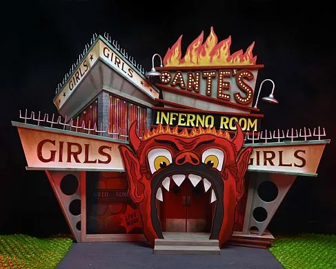 Фигурка Beetlejuice — Neca Trenchcoat Spikes Inferno Room DLX