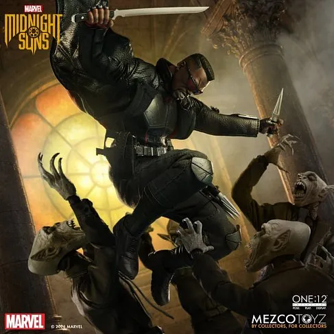 Фигурка Блэйд — Mezco Marvel One 12 Collective Blade
