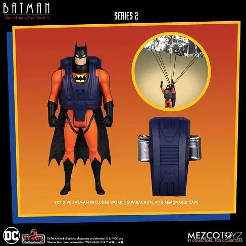 Фигурки Бэтмен — Mezco Toyz 5 Points Batman Animated Deluxe Set Series 2
