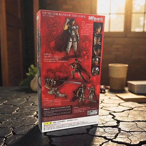 Фигурка Berserk Guts Band of the Hawk — Bandai SH Figuarts