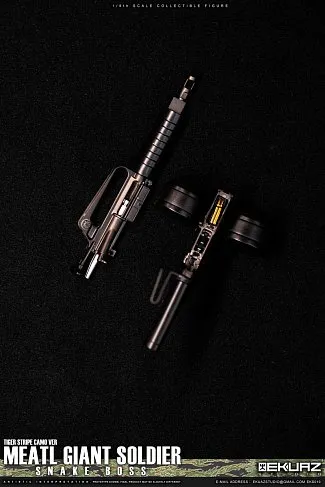 Фигурка Metal Gear Solid — Ekuaz Studio EKS010 Snake Boss Tiger Stripe Camo 1/6 