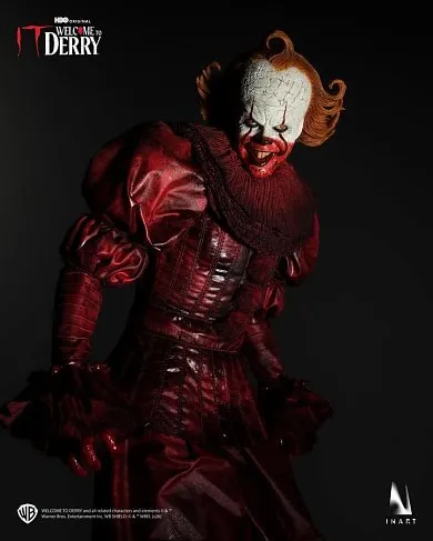 Фигурка Пеннивайз — Inart Ag A045 Welcome to Derry Pennywise Bloody 1/6 Figure