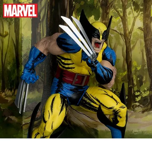 Фигурка Wolverine by Todd McFarlane Incredible Hulk 340 — McFarlane Toys 1/6 Posed Figure w Scene Platinum