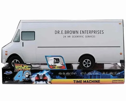 Модель ДеЛориан — Back to the Future 40th Anniversary 1/24 Die-cast Model Limited Edition