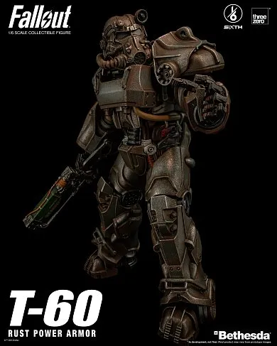 Фигурка Силовая броня — ThreeZero Fallout T-60 Rust Power Armor 1/6
