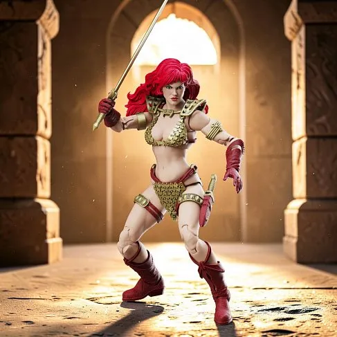 Фигурка Red Sonja Limited Gold and Red — Boss Fight Studio Epic HACKS Figure