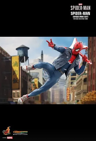 Фигурка Спайдермена — Hot Toys VGM32 1/6 Spider-Man Spider-Punk Suit