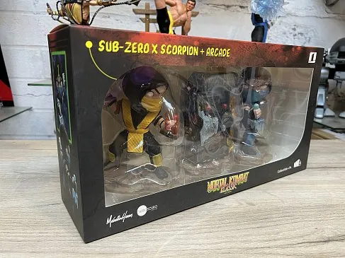 Фигурка Scorpion vs Subzero — Iron Studios Minico Mortal Kombat Arcade Set MiniCo BD