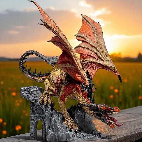 Фигурка Tora Berserker Clan Dragon — McFarlane Toys Dragons Series 8 Gold Label
