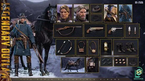 Фигурка Arthur Morgan — DSToys DS-2506 Red Dead Redemption 1/12 Deluxe
