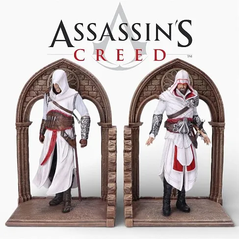 Статуэтка Altair and Ezio — Nemesis Now Assassins Creed Bookends