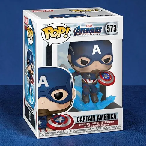 Фигурка Captain America — Funko Avengers Endgame POP! Broken Shield w Mjölnir