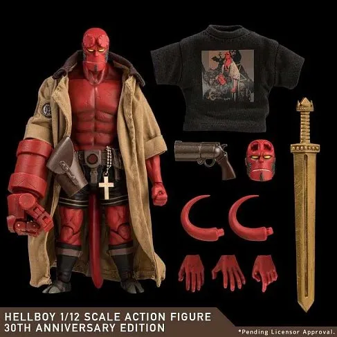 Фигурка Хэллбоя — 1000toys Hellboy 30th Ann Edition 1/12