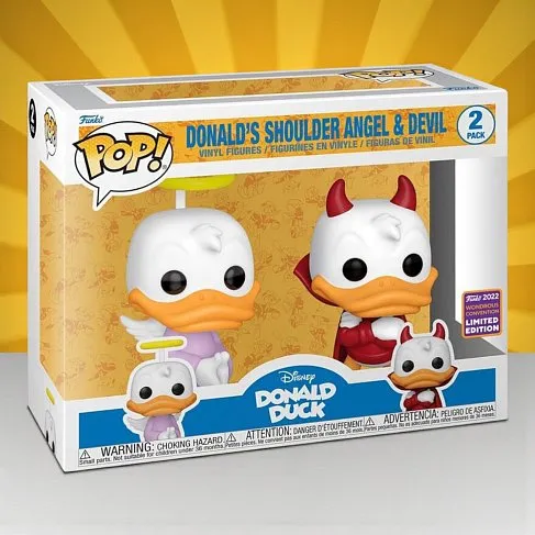 Фигурка Donald Angel and Devil Exclusive — Funko Pop! Vinyl Disney Donald Duck 2-pack