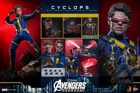 Фигурка Cyclops (Deluxe) — Hot Toys MMS909 Avengers Doomsday 1/6