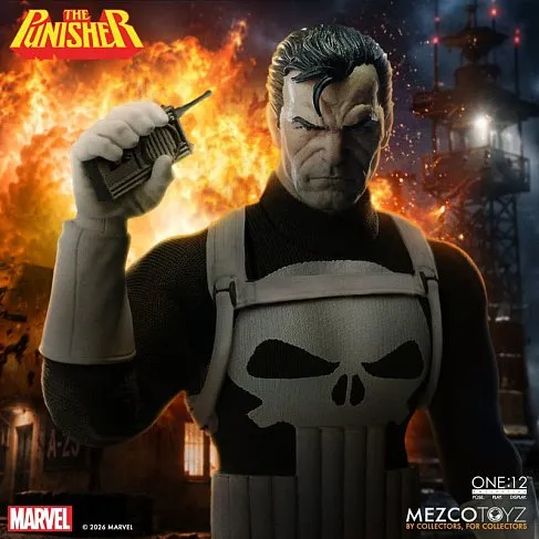 Фигурка Каратель — Mezco Marvel 1/12 Punisher