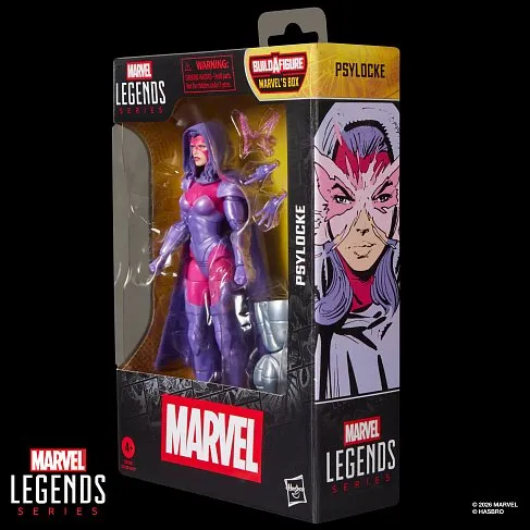 Фигурка Psylocke — Hasbro Marvel Legends BAF Box Figure