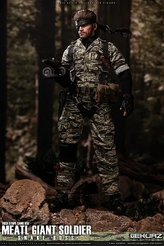 Фигурка Metal Gear Solid — Ekuaz Studio EKS010 Snake Boss Tiger Stripe Camo 1/6 