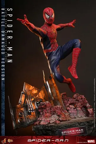 Фигурка Spider-Man Battle Damaged — Hot Toys MMS859 1/6 Figure
