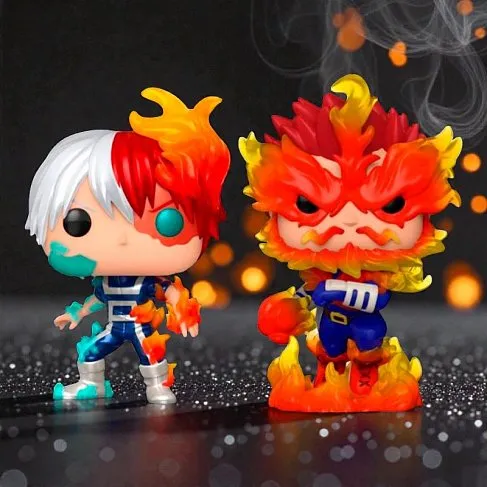 Фигурки My Hero Academia Shoto Todoroki and Endeavor Exclusive — Funko Pop! Vinyl 2-pack