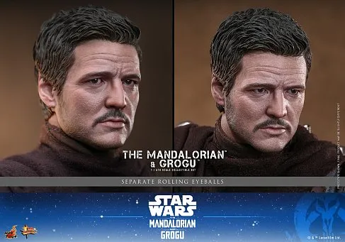 Фигурки Мандалорец и Грогу — Hot Toys MMS872 The Mandalorian and Grogu 1/6 Deluxe