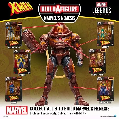 Фигурка X-Men Nemesis Cyclops — Hasbro Marvel Legends Figure