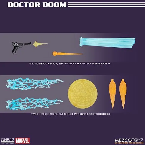 Фигурка Dr Doom — Mezco One 12 Collective Deluxe