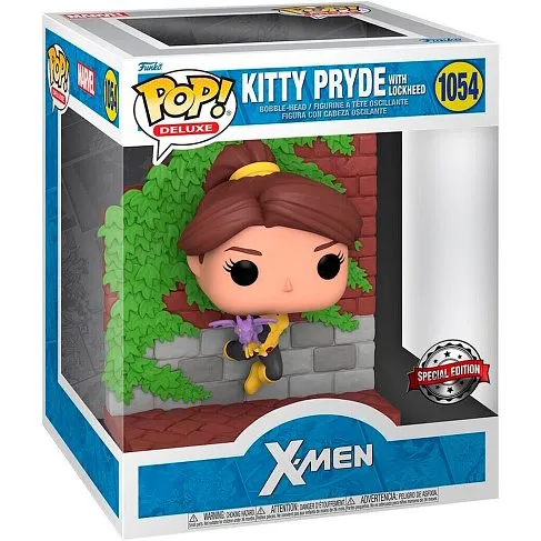 Фигурка Deluxe Marvel X-Men Kitty Pryde with Lockheed Exclusive — Funko Pop! Vinyl 1054