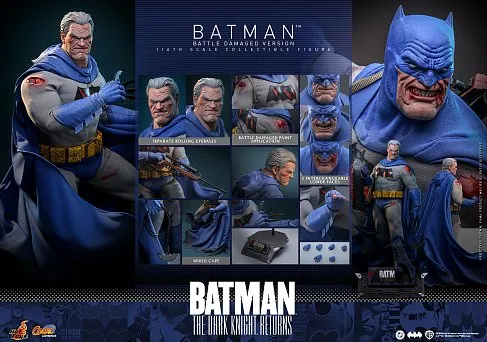 Фигурка Batman Battle Damaged Version — Hot Toys CMS031 Dark Knight Returns 1/6