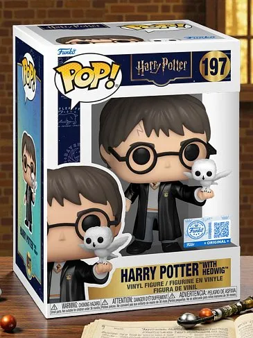 Фигурка Гарри Поттер with Hedwig Exc— Funko Pop! Harry Potter S20 Vinyl 197