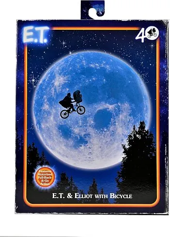 Фигурка Инопланетянин — Neca 40th Anniversary ET Elliott on Bicycle Ultimate