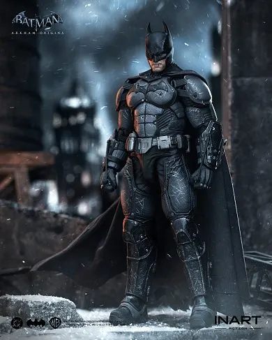 Фигурка Бэтмен — Inart MAG G0007 Batman Arkham Origins Batman Battle Damaged Version 1/12