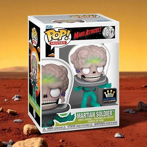Фигурка Mars Attacks Martian Soldier — Funko Pop! Vinyl 1877Specialty Series