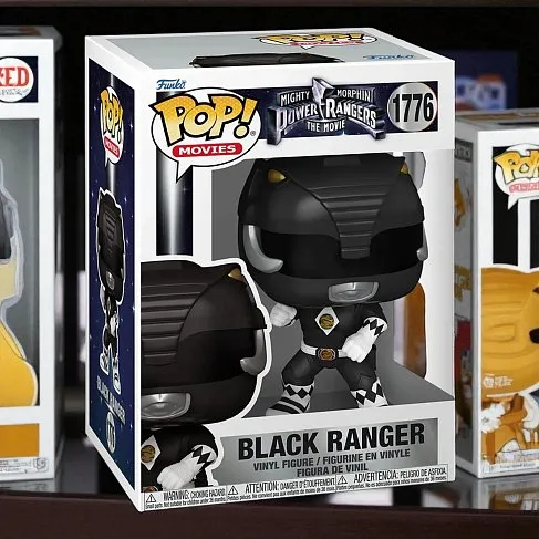 Фигурка Power Rangers Black Ranger — Funko Pop! Vinyl 1776