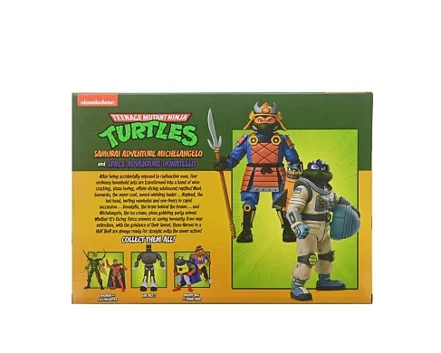 Фигурки Черепашки Ниндзя — Neca Space Adventure Samurai Turtles 2-pack