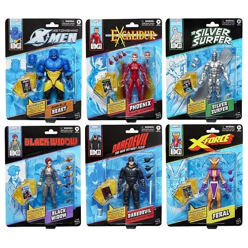 Фигурка Marvels Beast — Hasbro Marvel Legends Mini Comics Figure