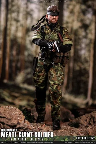 Фигурка Metal Gear Solid — Ekuaz Studio EKS011 Snake Boss ERDL Camo 1/6 