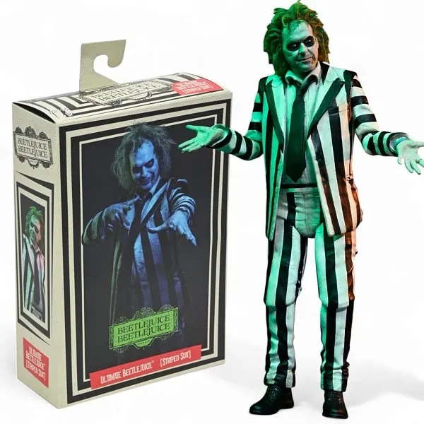 Фигурка Битлджус 2 — Neca Ultimate Striped Suit Beetlejuice