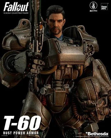 Фигурка Силовая броня — ThreeZero Fallout T-60 Rust Power Armor 1/6