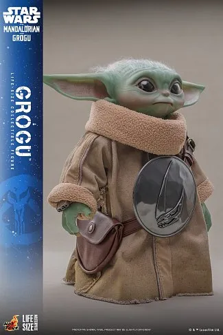 Фигурка Грогу 38 см — Hot Toys LMS016: The Mandalorian and Grogu 1/1