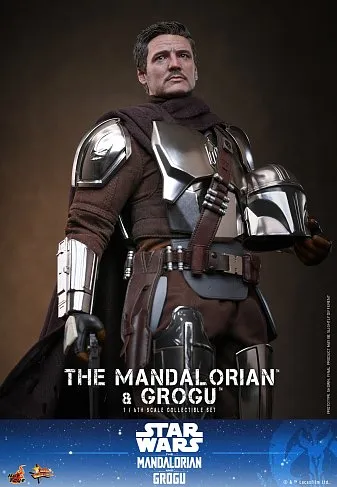 Фигурки Мандалорец и Грогу — Hot Toys MMS872 The Mandalorian and Grogu 1/6 Deluxe