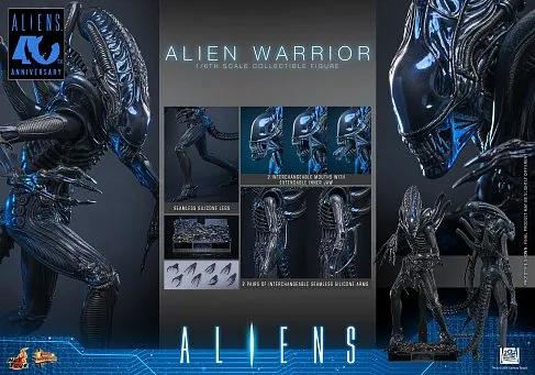 Фигурка Чужой — Hot Toys MMS898 Aliens Alien Warrior 1/6 Version