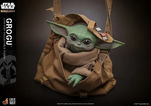 Фигурка Малыш Грогу — Hot Toys LMS015 The Mandalorian Grogu 1/1