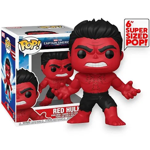 Фигурка Captain America Brave New World Red Hulk Super 6-Inch — Funko Pop! Vinyl 1366